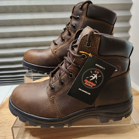 Skechers Workshire Peril Steel Toe Boots – Women's Size 10, Brown - Picture 1 of 6